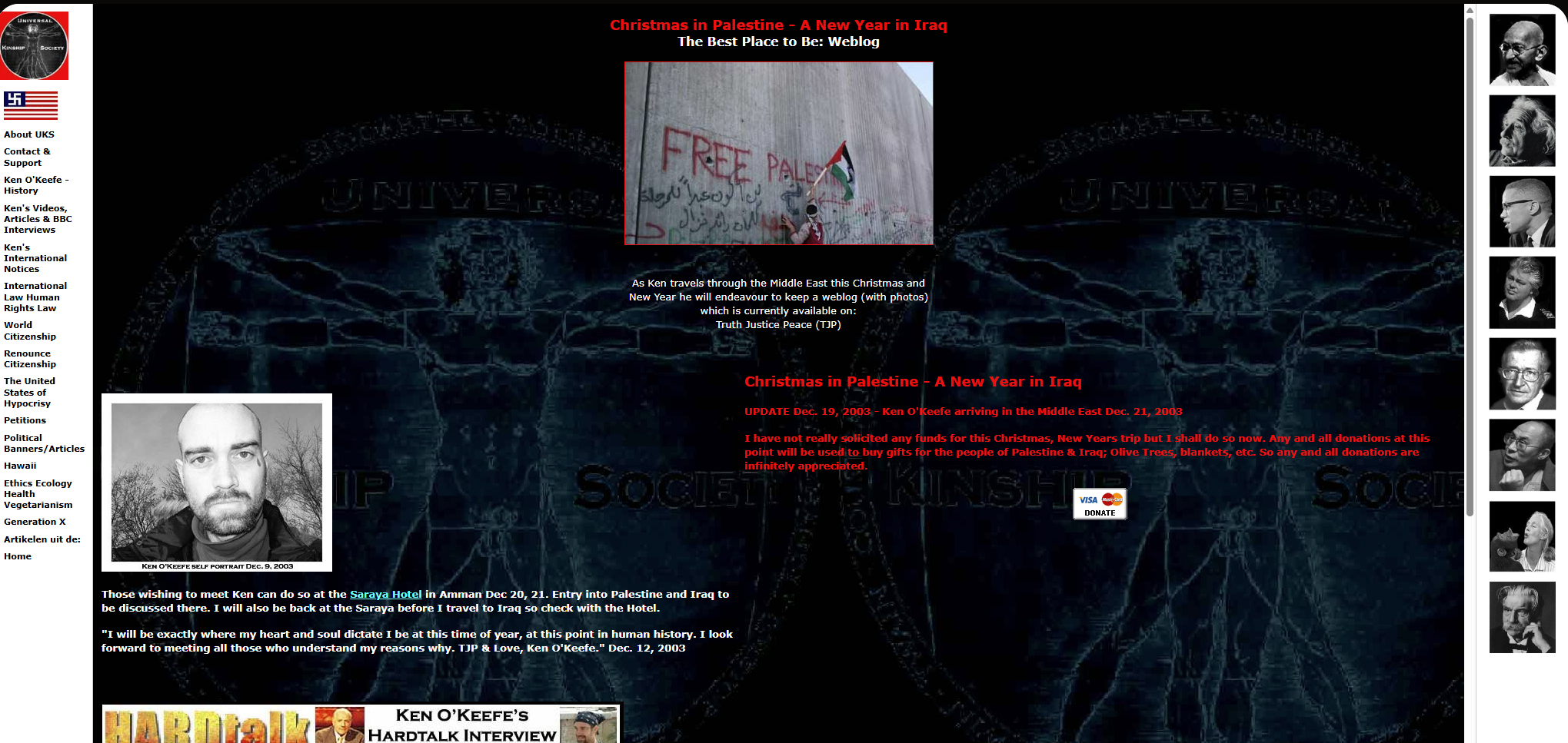 Screenshot of TJP Direct Action